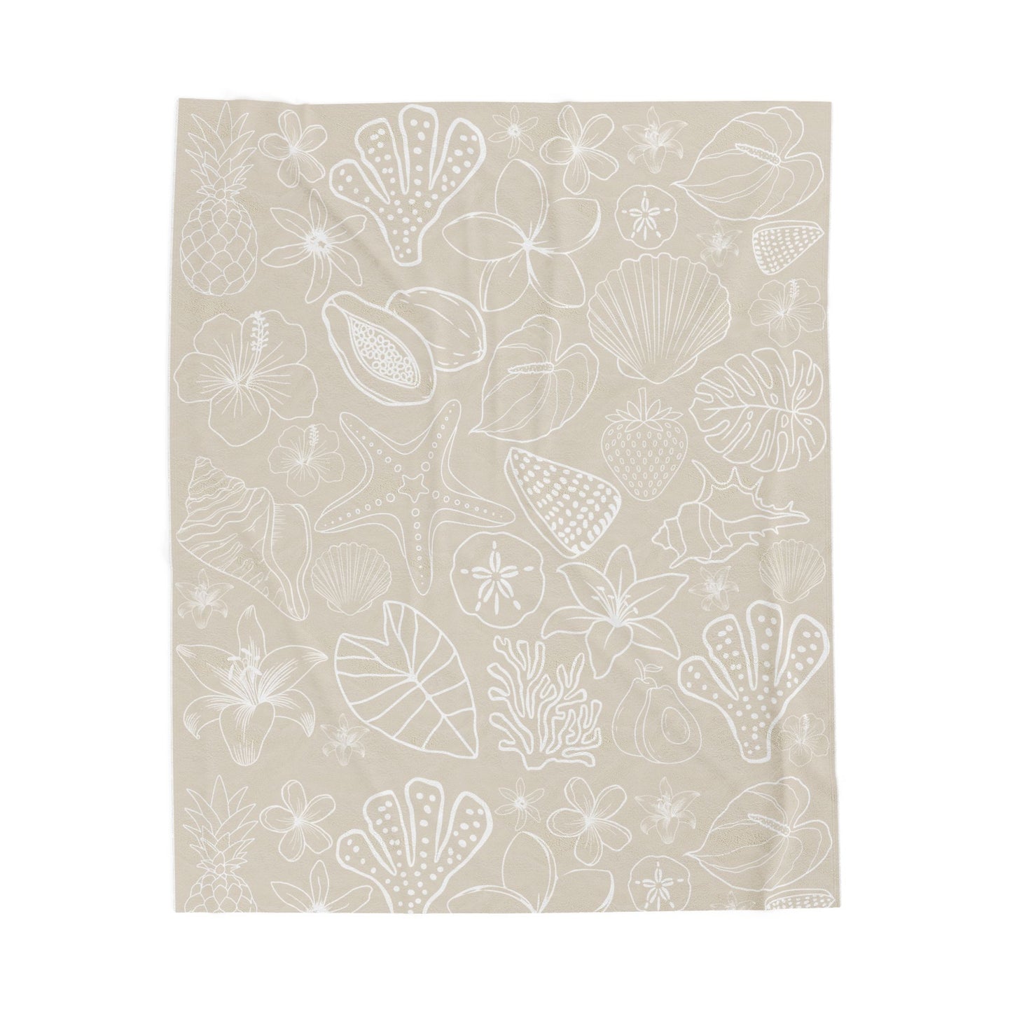 Coastal Velveteen Blanket