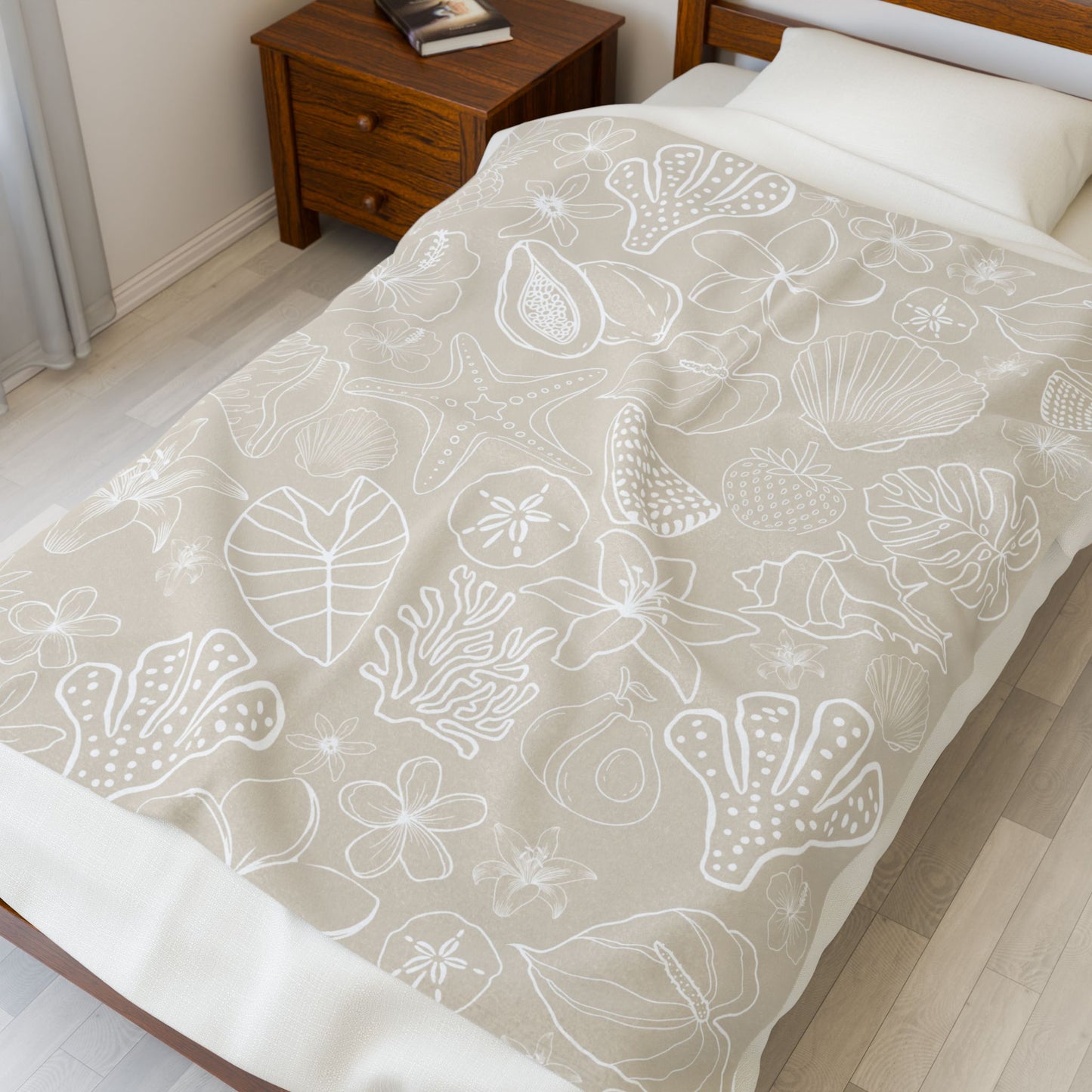 Coastal Velveteen Blanket