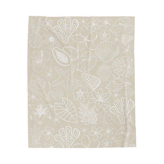 Coastal Velveteen Blanket